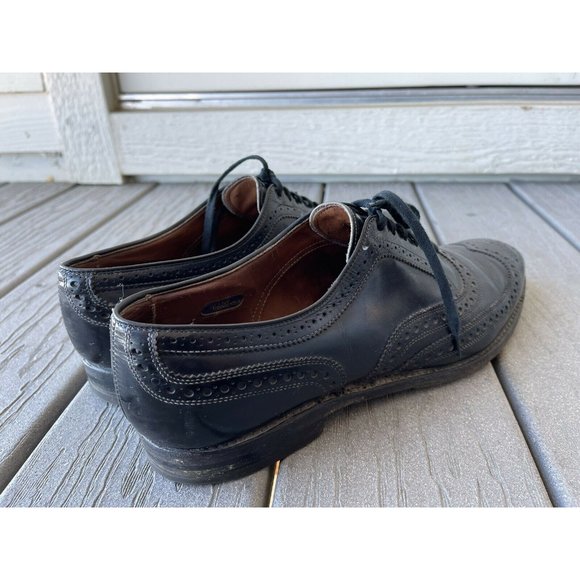 Allen Edmonds McAllister Men’s Wingtip Black Leather Oxford Shoes Sz 11.5 AA main image 7